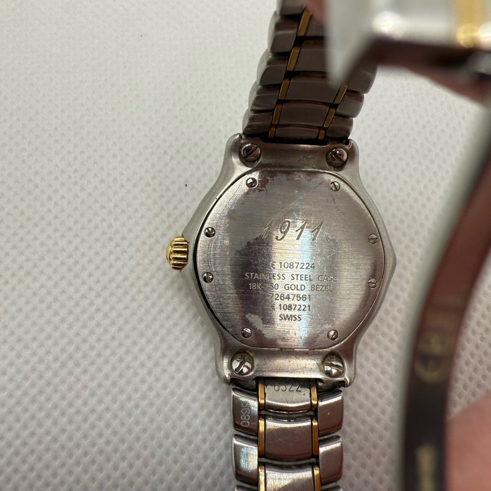 Women's EBEL Diamond, Silver & Gold Watch - Picture 5 of 7